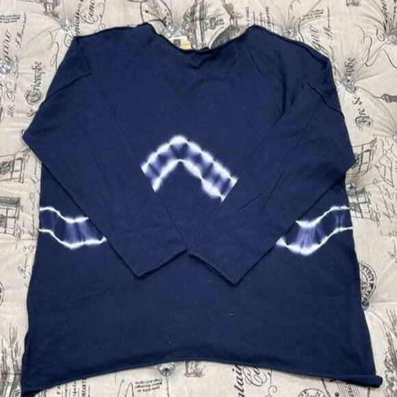 Democracy Tie Dye Long Sleeve Sweater - Picture 6 of 6